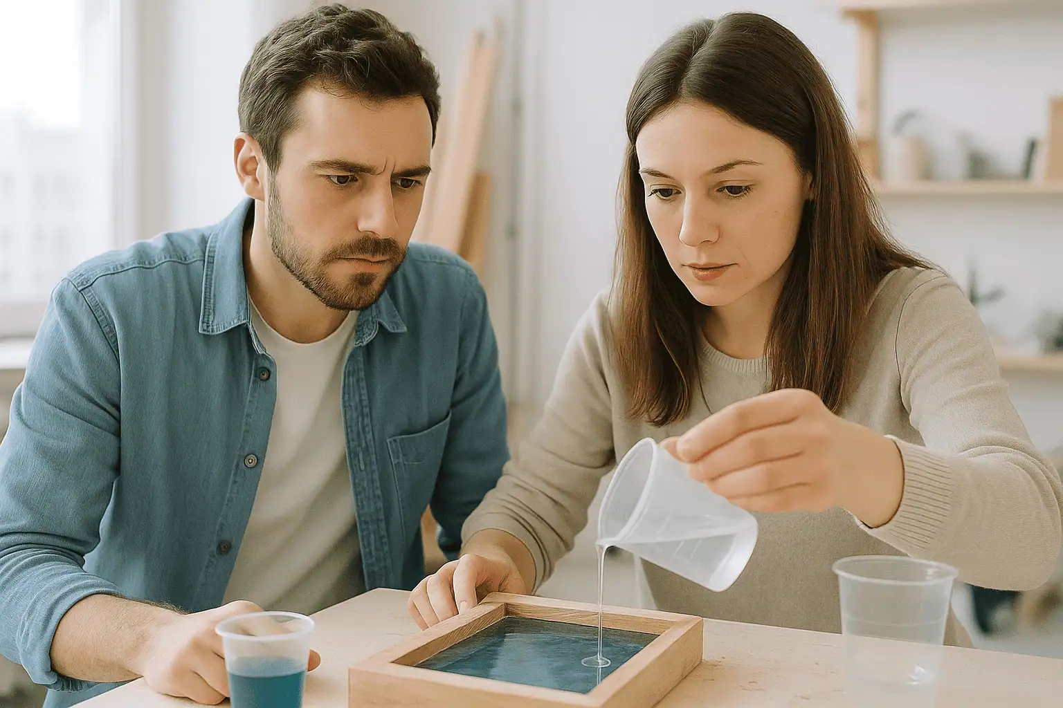 Séchage de la résine époxy : les facteurs qui influencent la prise et le rendu final