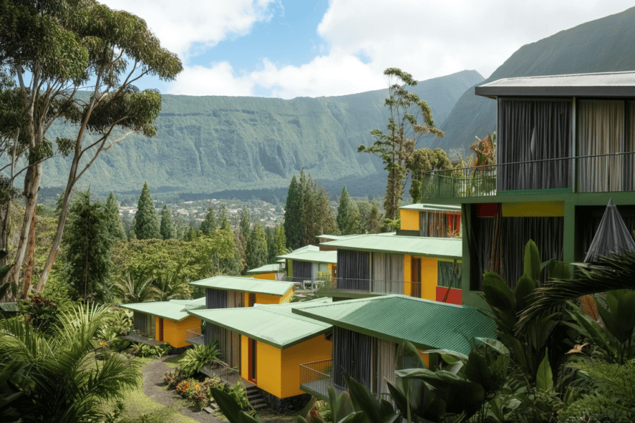 Papier peint panoramique : Faire entrer la jungle réunionnaise