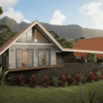 Construire sur un terrain en pente dans les Hauts