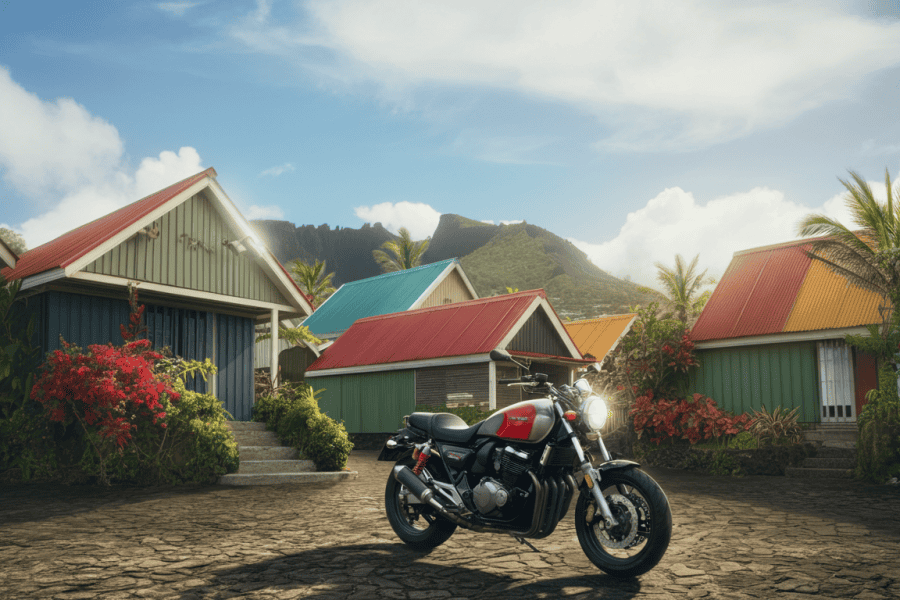 Import de motos et scooters vers La Réunion