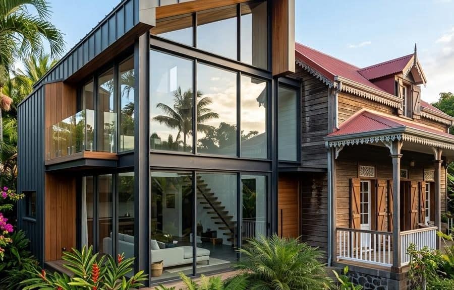 Construire une extension de maison en ossature métallique