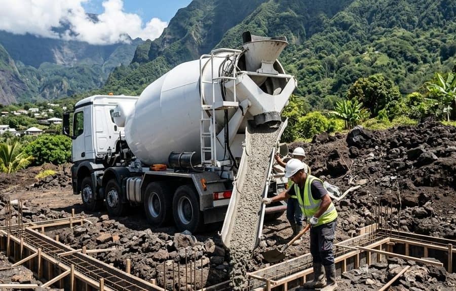 Les différents types de béton pour les fondations volcaniques