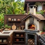 Cuisines d&rsquo;été : Intégrer un four à pizza ou un brasero
