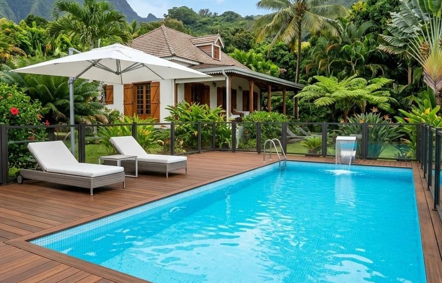 Quel revêtement pour la plage de piscine ? (Bois, composite)