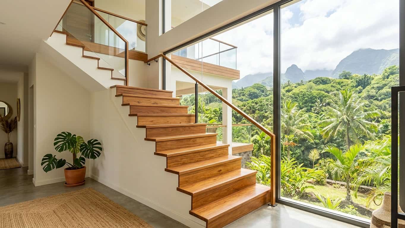 Rénover un escalier en bois intérieur : Ponçage, vitrification et peinture