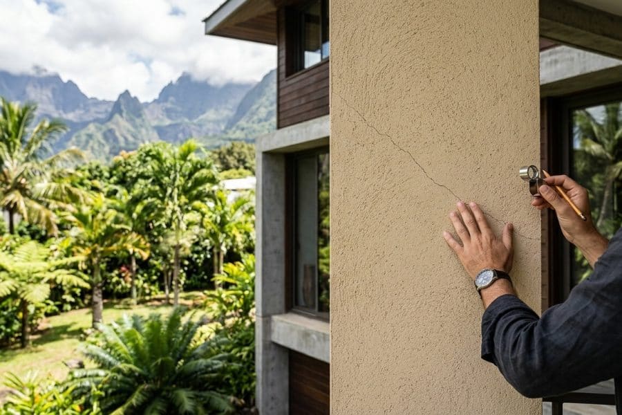 Réparer une fissure sur mur crépi extérieur : diagnostic et rebouchage